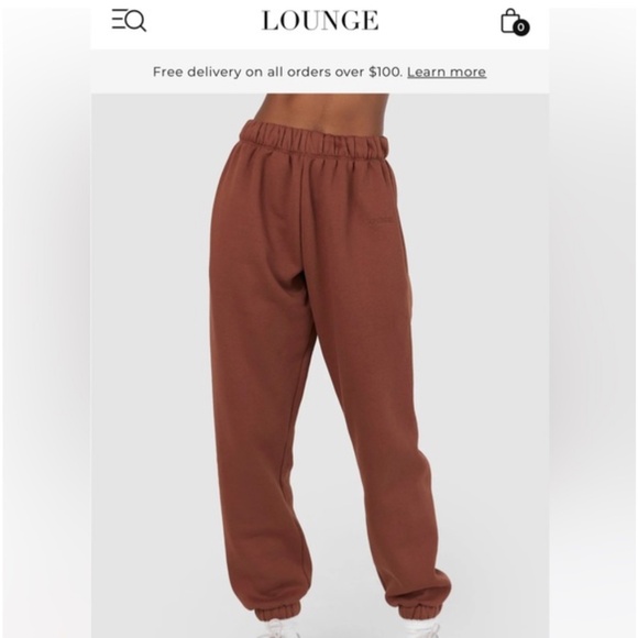 Lounge Chocolate Sweatpants S - Picture 1 of 4